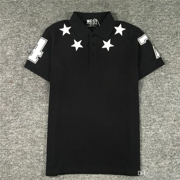 19SS Марка star polo shirt Европа Париж американская мода мужчины роскошные рубашки повсе