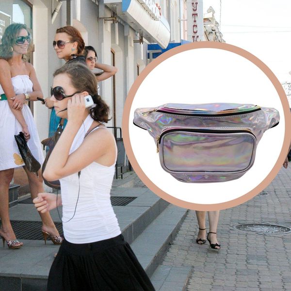 women hologram laser waist bag fashion shiny neon fanny pack punk reflective bum bag travel purse
women hologram laser waist bag fashion shiny neon fanny pack punk reflective bum bag travel purse