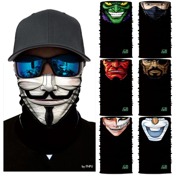 v for vendetta anime bicycle cycling hiking ski headwear neck gaiter windproof seamless balaclava magic scarf face mask bandanas, Black
v for vendetta anime bicycle cycling hiking ski headwear neck gaiter windproof seamless balaclava magic scarf face mask bandanas, Black