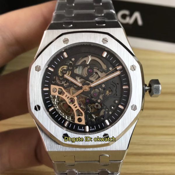 3 style 15407st double balance wheel openworked 41mm automatic mens watch 15407 sapphire skeleton dial stainless steel strap gents watches
3 style 15407st double balance wheel openworked 41mm automatic mens watch 15407 sapphire skeleton dial stainless steel strap gents watches