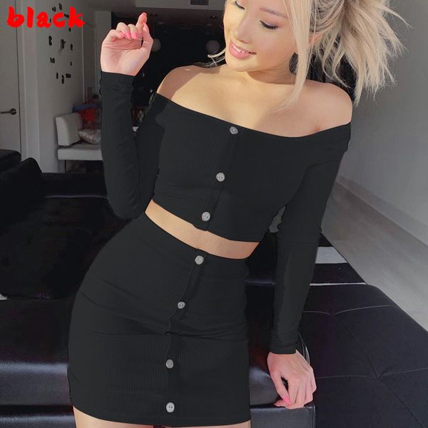 februaryfrost strapless two piece set dress women off shoulder long sleeve mini bodycon dress buttons short party dress, White;black
februaryfrost strapless two piece set dress women off shoulder long sleeve mini bodycon dress buttons short party dress, White;black