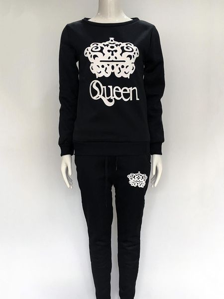 women winter two pieces set queen crown printed tracksuits long sleeve bodycon jumpsuit jogging suit new fine, Gray
women winter two pieces set queen crown printed tracksuits long sleeve bodycon jumpsuit jogging suit new fine, Gray