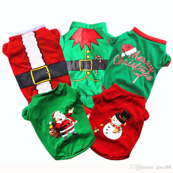 cute pet dog christmas gifts clothes 5 colors dog apparel cotton clothing t shirt jumpsuit puppy outfit pet supplie dhl in-stock
cute pet dog christmas gifts clothes 5 colors dog apparel cotton clothing t shirt jumpsuit puppy outfit pet supplie dhl in-stock