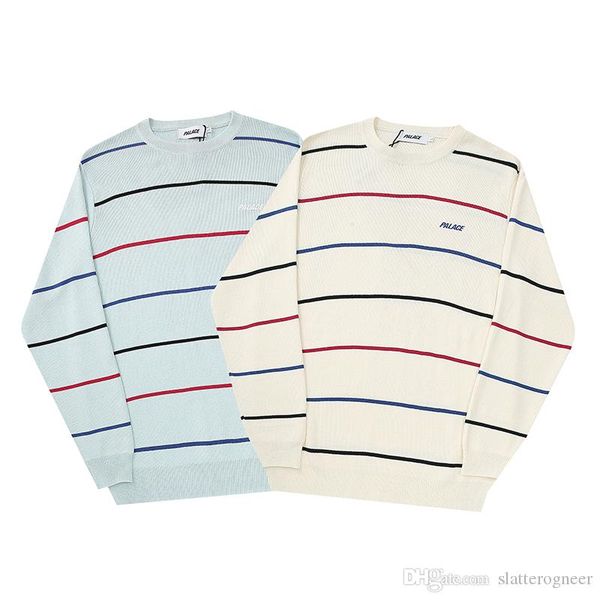 palaces knitted striped letter print long sleeve loose men and women round collar casual sweatshirt s-xl, Black
palaces knitted striped letter print long sleeve loose men and women round collar casual sweatshirt s-xl, Black