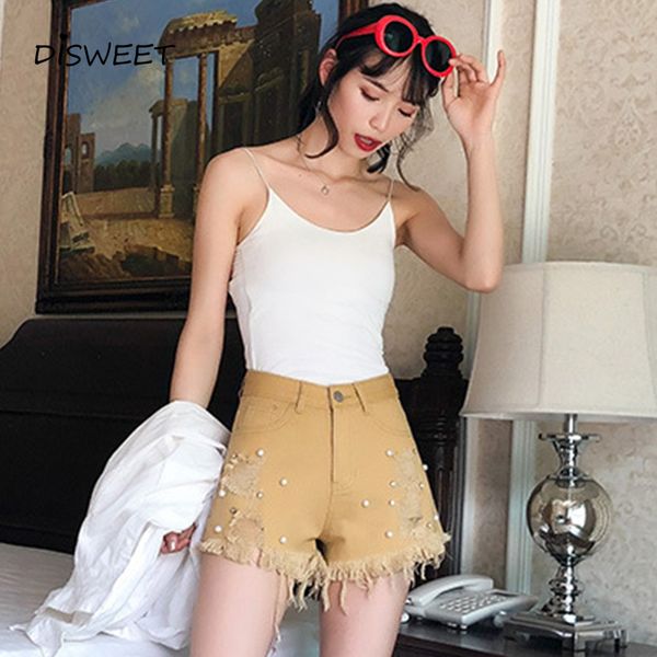 fashion hole edge summer denim shorts woman simple high waist button wide leg shorts ladies casual solid slim women's, Blue
fashion hole edge summer denim shorts woman simple high waist button wide leg shorts ladies casual solid slim women's, Blue