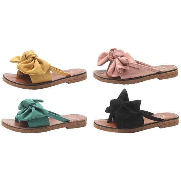 summer beach women flip flops casual flat heel breathable wear resistant solid color daily bow tie slip on home travel fashion, Black
summer beach women flip flops casual flat heel breathable wear resistant solid color daily bow tie slip on home travel fashion, Black