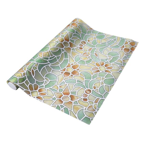 removable window bathroom showcase film cover wallpaper decor - retro flower pattern
removable window bathroom showcase film cover wallpaper decor - retro flower pattern