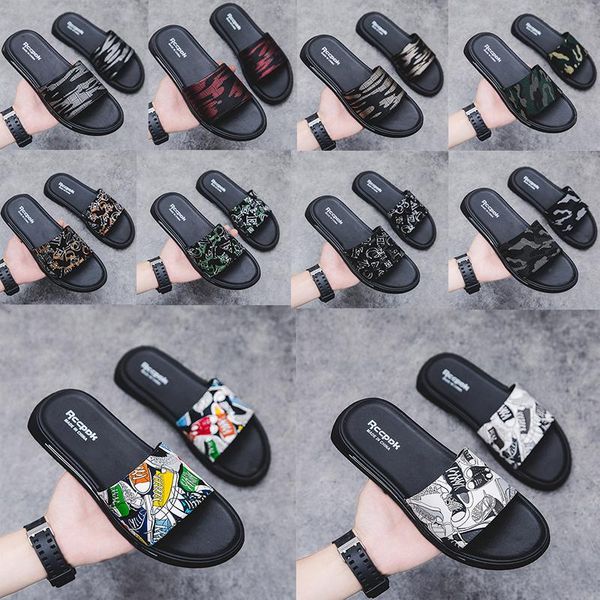 men's shoes sandals and slippers street hip-hop new sports tide brand word drag non-slip indoor and outdoor wear beach sh, Black
men's shoes sandals and slippers street hip-hop new sports tide brand word drag non-slip indoor and outdoor wear beach sh, Black