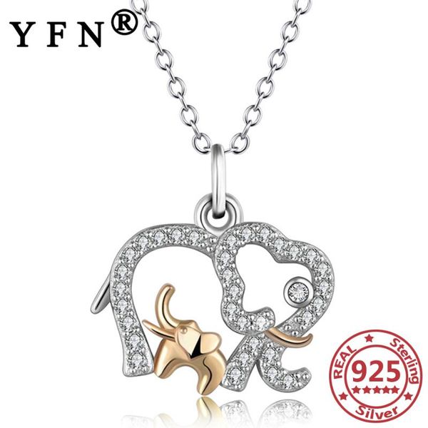 yfn 925 sterling silver mom&baby elephants pendant necklace cubic zircon silver 925 jewelry chain women mother's day gift
yfn 925 sterling silver mom&baby elephants pendant necklace cubic zircon silver 925 jewelry chain women mother's day gift