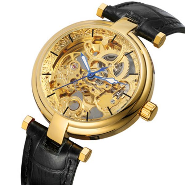 forsining men's crystal automatic self-wind movement skeleton wristwatches with classic analogue dial wristwatch, Slivery;brown
forsining men's crystal automatic self-wind movement skeleton wristwatches with classic analogue dial wristwatch, Slivery;brown