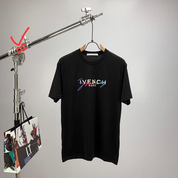 20ss luxury men women t-shirt paris embroidery signature multicolored t shirts fashion designers men clothes cotton tee jd9579, White
20ss luxury men women t-shirt paris embroidery signature multicolored t shirts fashion designers men clothes cotton tee jd9579, White