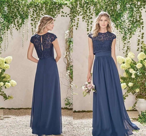 elegant dark navy long bridesmaid dresses two pieces lace maid of honor dresses wedding guest gowns custom made plus size dh342, White;pink
elegant dark navy long bridesmaid dresses two pieces lace maid of honor dresses wedding guest gowns custom made plus size dh342, White;pink