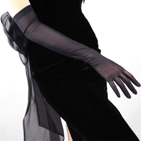 women' black elastic bud silk gauze gloves seasons ultra-thin white long paragraph retro touch screen 3-tb11, Blue;gray
women' black elastic bud silk gauze gloves seasons ultra-thin white long paragraph retro touch screen 3-tb11, Blue;gray