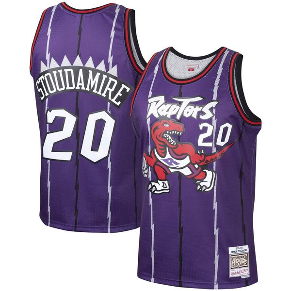 men toronto raptors 20 damon stoudamire mitchell & ness purple 1995-96 hardwoods classics swingman player jersey, Black;red
men toronto raptors 20 damon stoudamire mitchell & ness purple 1995-96 hardwoods classics swingman player jersey, Black;red