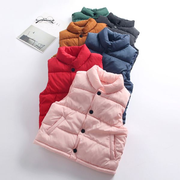 winter baby kids thickening warm waistcoats boys girls 2018 new down cotton vest solid color coats baby simple fashion waistcoat, Blue
winter baby kids thickening warm waistcoats boys girls 2018 new down cotton vest solid color coats baby simple fashion waistcoat, Blue