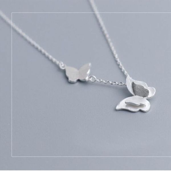 anenjery 925 sterling silver necklace scrub butterfly clavicle necklace for women choker collar kolye s-n218
anenjery 925 sterling silver necklace scrub butterfly clavicle necklace for women choker collar kolye s-n218