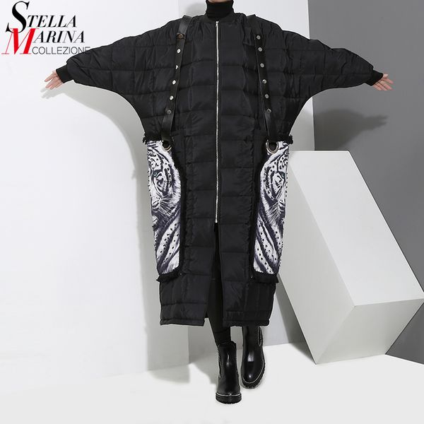 2017 korean style winter women oversize long black parka tiger printed female warm stylish thick jacket coat manteau femme 3057
2017 korean style winter women oversize long black parka tiger printed female warm stylish thick jacket coat manteau femme 3057