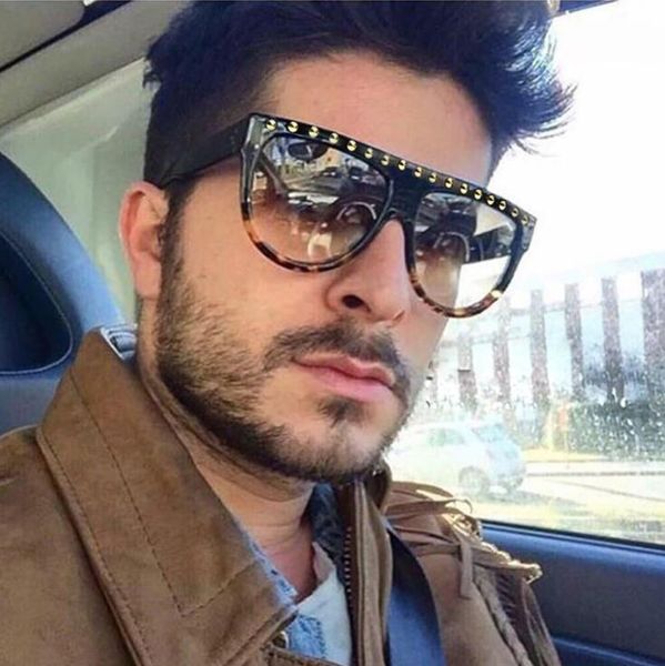 19ss new sunglasses european and american fashion men's and women's sunglasses personality rivets large frame glasses, White;black
19ss new sunglasses european and american fashion men's and women's sunglasses personality rivets large frame glasses, White;black