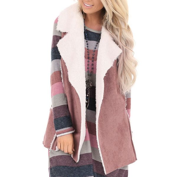 women's faux fur vest casual open front faux suede cozy vest pockets sleevess jacket coats sleeveless jackets casual loose, Black;white
women's faux fur vest casual open front faux suede cozy vest pockets sleevess jacket coats sleeveless jackets casual loose, Black;white