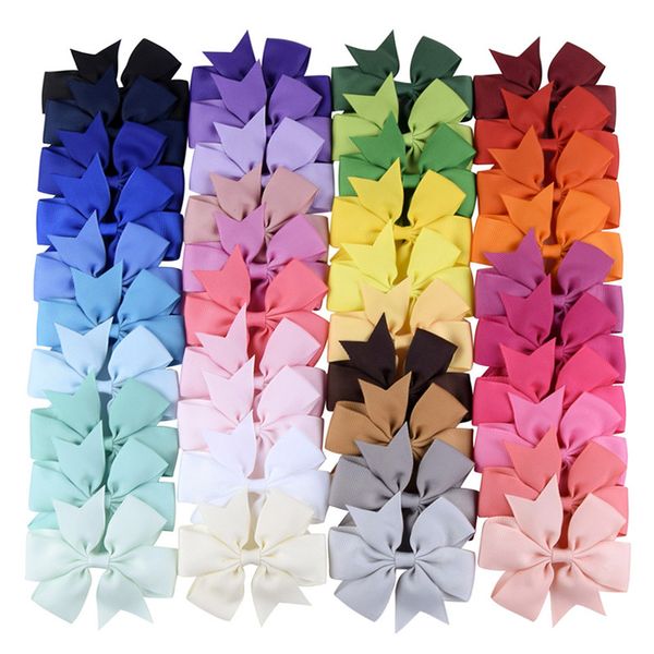 solid grosgrain ribbon bows hairpin girl's hair bows boutique hair clip handmade bowknot clip kids baby girl hair accessories, Slivery;white
solid grosgrain ribbon bows hairpin girl's hair bows boutique hair clip handmade bowknot clip kids baby girl hair accessories, Slivery;white