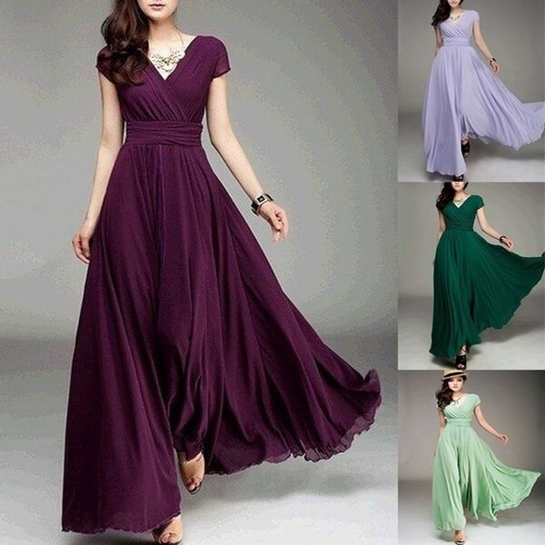 plus size s-5xl sleeveless maxi long dress women fashion slim v-neck evening party elegant chiffon dress bohemian long vestidos, Black;gray
plus size s-5xl sleeveless maxi long dress women fashion slim v-neck evening party elegant chiffon dress bohemian long vestidos, Black;gray