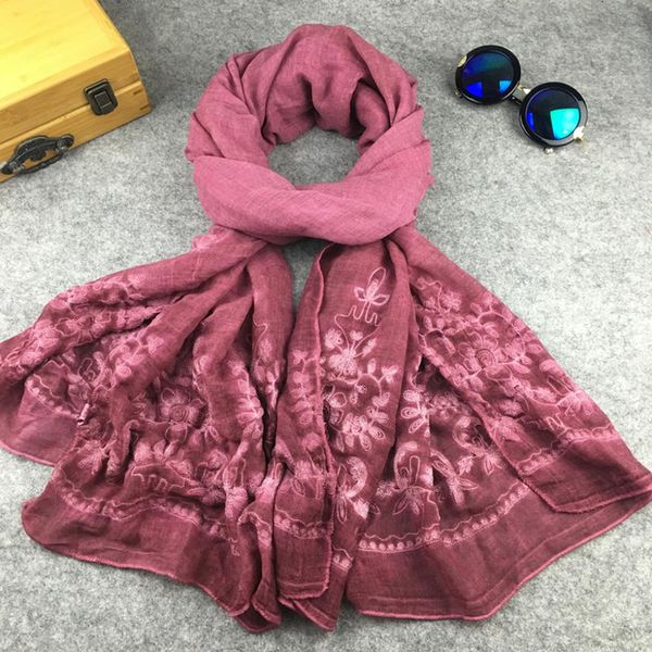 popular embroidered solid color cotton and linen scarf abrigos mujer invierno 2019 lace foulard soft cotton muslim hijabs scarfs
popular embroidered solid color cotton and linen scarf abrigos mujer invierno 2019 lace foulard soft cotton muslim hijabs scarfs