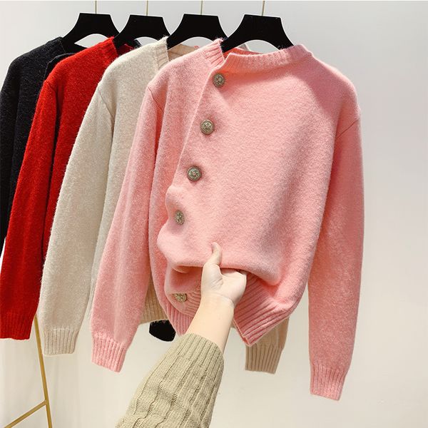 2020 весна зима свитер женщин сторона однобортный knit кардиган мода ленивый-стиль свитер женский трикотаж, White
2020 весна зима свитер женщин сторона однобортный knit кардиган мода ленивый-стиль свитер женский трикотаж, White