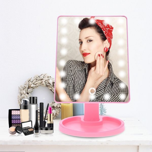 16 22led makeup mirror 360 degree rotation touch creen led light makeup mirror u b charging compact mirror hha477
16 22led makeup mirror 360 degree rotation touch creen led light makeup mirror u b charging compact mirror hha477