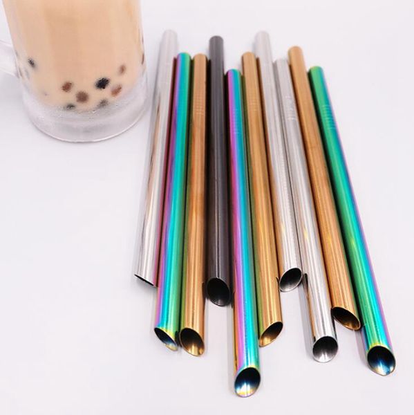 215*12mm stainless steel straws reusable smooth pointed end metal drinking straw cocktail party beverage feeding straws 7 colors ljjo7517-13
215*12mm stainless steel straws reusable smooth pointed end metal drinking straw cocktail party beverage feeding straws 7 colors ljjo7517-13