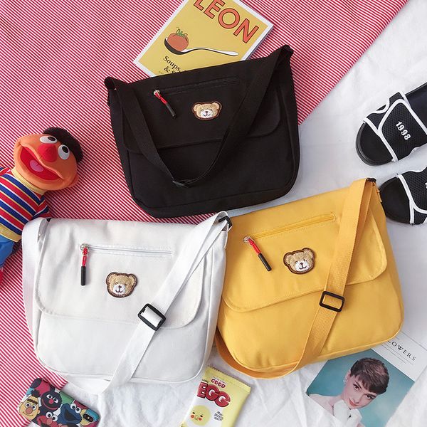 student models solid color shoulder bag canvas women bag new fashion small fresh crossbody bear models women
student models solid color shoulder bag canvas women bag new fashion small fresh crossbody bear models women