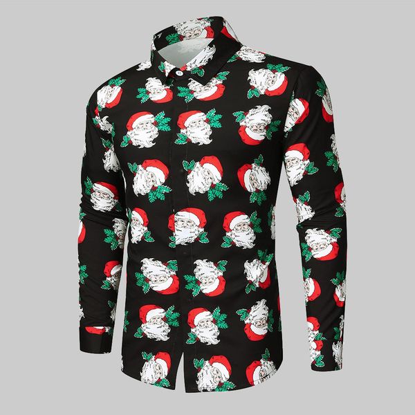 kancoold casual shirt turn-down collar men women casual snowflakes santa candy printed christmas shirt blouse nov11, White;black
kancoold casual shirt turn-down collar men women casual snowflakes santa candy printed christmas shirt blouse nov11, White;black