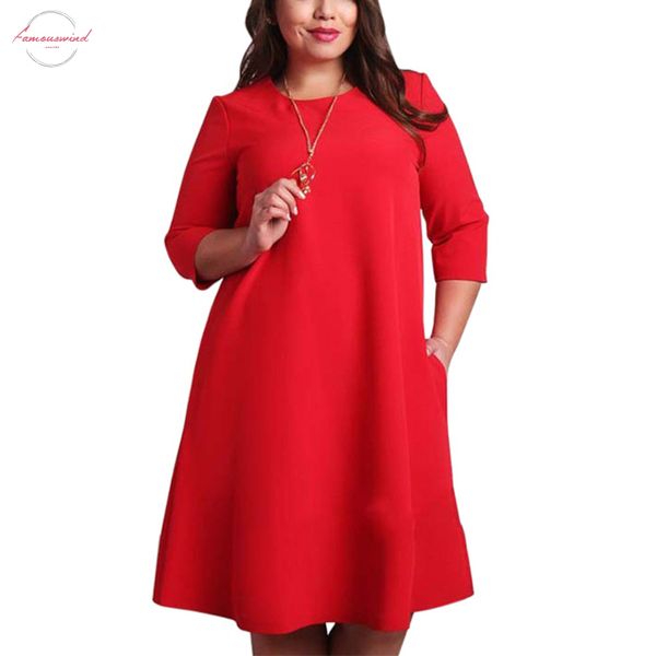 women dress plus size dresses for women l 6xl autumn 3 4 sleeve party dress boho beach casual loose office dress vestido, Black;gray
women dress plus size dresses for women l 6xl autumn 3 4 sleeve party dress boho beach casual loose office dress vestido, Black;gray