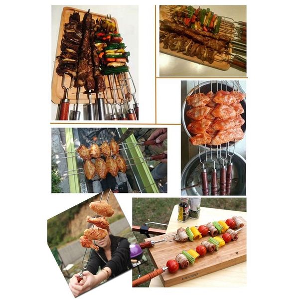 outdoor home kitchen bbq grilled stainless steel grilled wood handle u-baked pin picnic bbq meat fork 5 piece set bbq tools accessories
outdoor home kitchen bbq grilled stainless steel grilled wood handle u-baked pin picnic bbq meat fork 5 piece set bbq tools accessories