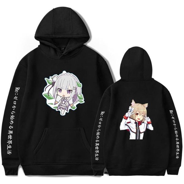 men's hoodies & sweatshirts re zero japanese anime print men hoodie sweatshirt 2021 fashion funny male pullover hip hop streetwear trac, Black
men's hoodies & sweatshirts re zero japanese anime print men hoodie sweatshirt 2021 fashion funny male pullover hip hop streetwear trac, Black