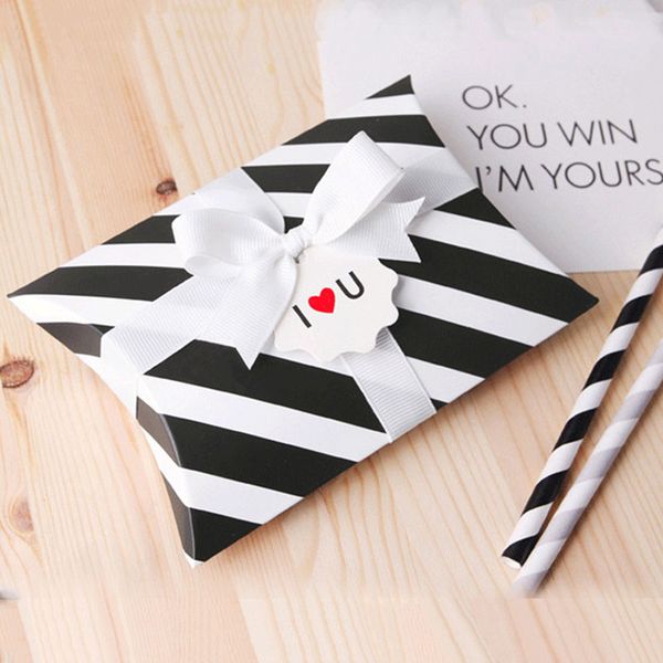 black white striped pillow shape candy box christmas gift bag wedding favors baby shower birthday new year party festive decor
black white striped pillow shape candy box christmas gift bag wedding favors baby shower birthday new year party festive decor