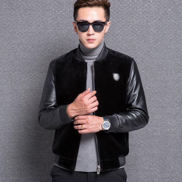 1776 new fashion man cashmere wool coat male leather jacket fur short overcoat, Black;brown
1776 new fashion man cashmere wool coat male leather jacket fur short overcoat, Black;brown
