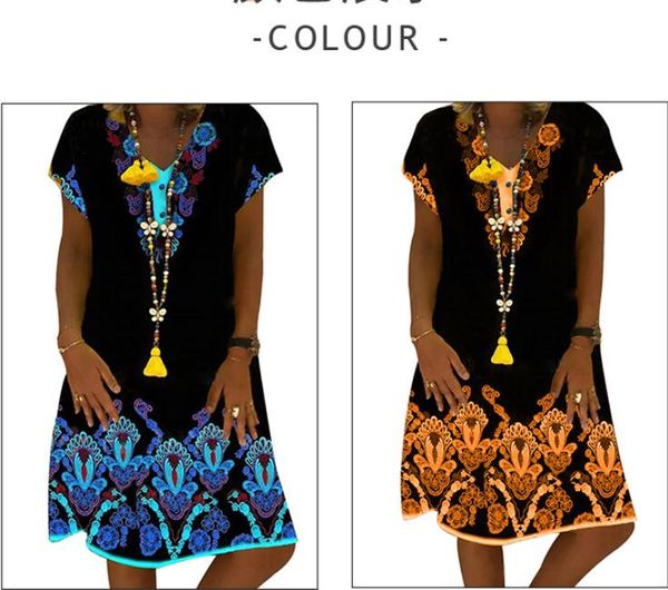 spot 2020 spring and summer new foreign trade popular european and american designer women's printing fashion dress national st, Black;gray
spot 2020 spring and summer new foreign trade popular european and american designer women's printing fashion dress national st, Black;gray