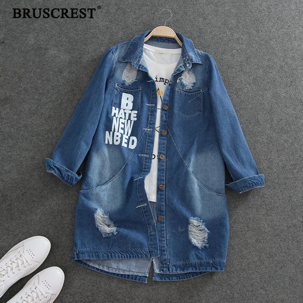2019 spring slim coats and jackets women designer broken hole plus size streetwear pocket ladies vintage denim, Black;brown
2019 spring slim coats and jackets women designer broken hole plus size streetwear pocket ladies vintage denim, Black;brown