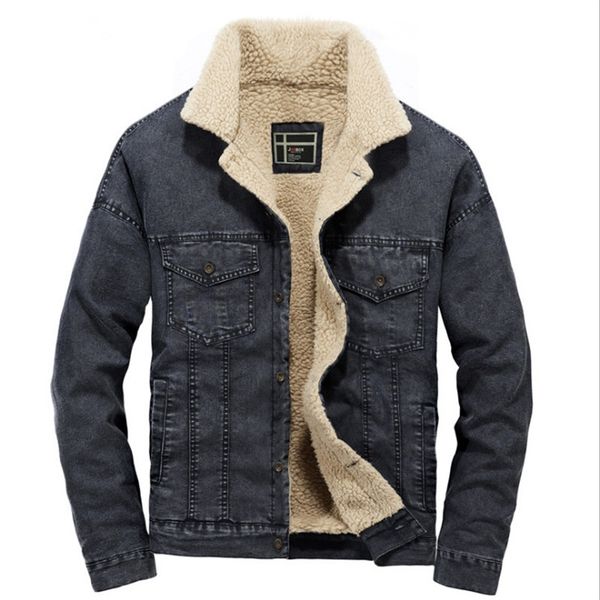 winter men's casual denim jacket plus velvet warm cotton coat fashion coat jeans solid color lapel stylish, Black;brown
winter men's casual denim jacket plus velvet warm cotton coat fashion coat jeans solid color lapel stylish, Black;brown