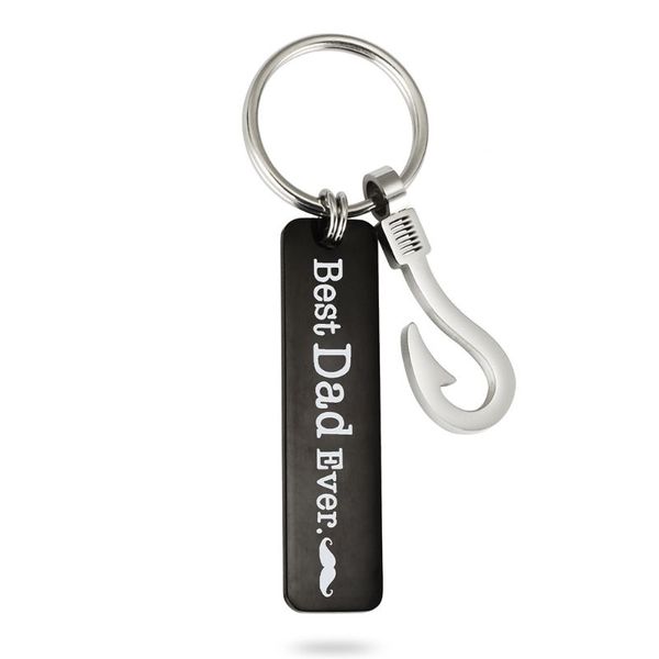 1pc stainless steel " dad ever" father's birthday gift jewelry for father dad pendant necklace key chain keychain, Silver
1pc stainless steel " dad ever" father's birthday gift jewelry for father dad pendant necklace key chain keychain, Silver