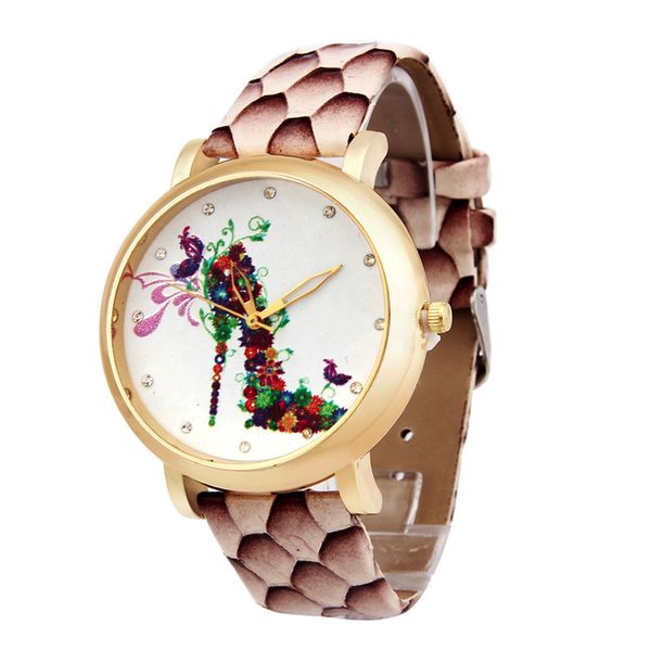 women bracelet watch ladies printing leather analog quartz wrist watch clock women relojes mujer 2019 fashion, Slivery;brown
women bracelet watch ladies printing leather analog quartz wrist watch clock women relojes mujer 2019 fashion, Slivery;brown