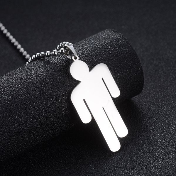 billie eilish pendant necklace round strand chain stainless steel necklace fans gifts collares mujer gargantilha collier femme, Silver
billie eilish pendant necklace round strand chain stainless steel necklace fans gifts collares mujer gargantilha collier femme, Silver