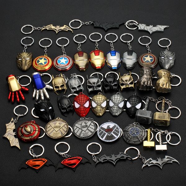 2019 new marvel avengers thor's hammer mjolnir keychain captain america shield hulk batman mask keychain keyrings drop wholesale
2019 new marvel avengers thor's hammer mjolnir keychain captain america shield hulk batman mask keychain keyrings drop wholesale