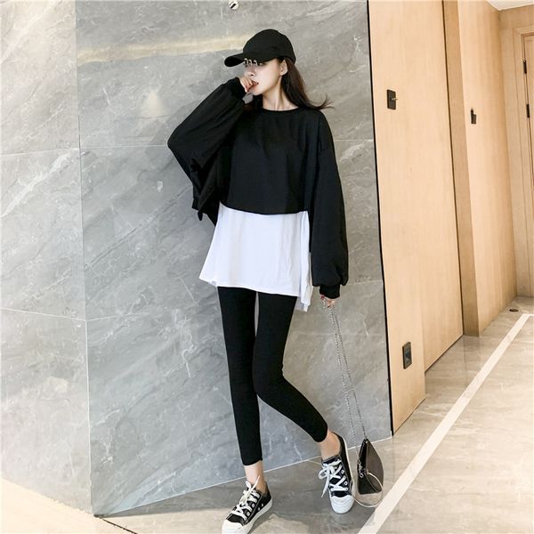 wholesale hoodie + pant women hoodie women sweatshirt women tight trousers fake two pieces pieces tight trousers fashion black gray b100601
wholesale hoodie + pant women hoodie women sweatshirt women tight trousers fake two pieces pieces tight trousers fashion black gray b100601