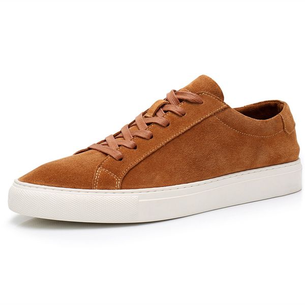 brown suede leather men casual shoes lace up comfortable sport casual shoes men fashion footwear flats ale sneakers, Black
brown suede leather men casual shoes lace up comfortable sport casual shoes men fashion footwear flats ale sneakers, Black