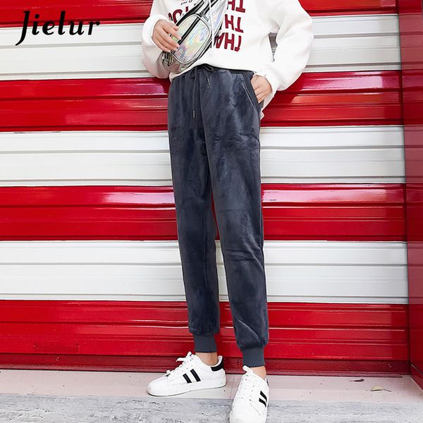 elastic waist pants womans solid color casual street warm harem pants women simple hipster korean trousers pantalon mujer, Black;white
elastic waist pants womans solid color casual street warm harem pants women simple hipster korean trousers pantalon mujer, Black;white
