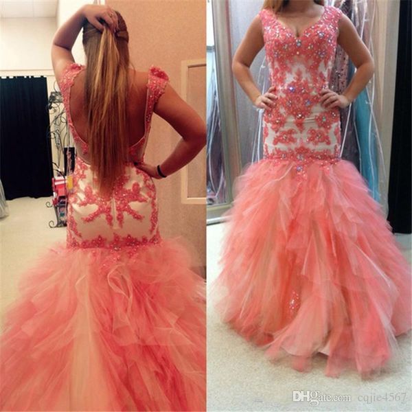 pink lace appliques v neck evening gowns tulle ruched floor length formal party dress african vestidos backless mermaid prom dresses, Black
pink lace appliques v neck evening gowns tulle ruched floor length formal party dress african vestidos backless mermaid prom dresses, Black
