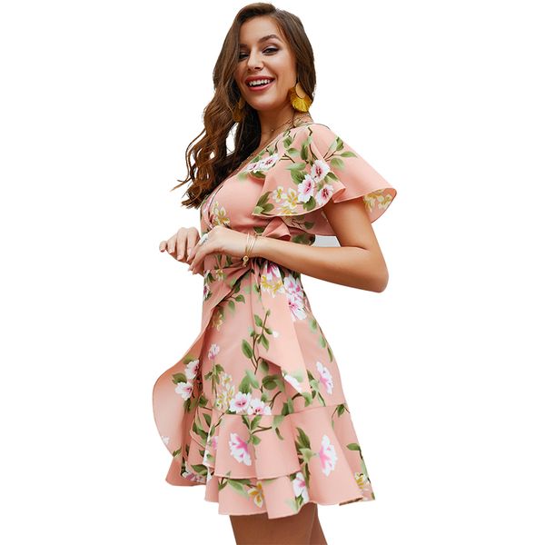 summer women bohemian mini dress asymmetrical high waist v-neck flora printed sashes ruffles wrap dress female vestidos, Black;gray
summer women bohemian mini dress asymmetrical high waist v-neck flora printed sashes ruffles wrap dress female vestidos, Black;gray