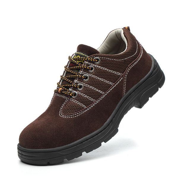 men's work shoes 2019 cow suede men ankle boots non-slip wear-resistant puncture-proof safety shoes male boots, Black
men's work shoes 2019 cow suede men ankle boots non-slip wear-resistant puncture-proof safety shoes male boots, Black