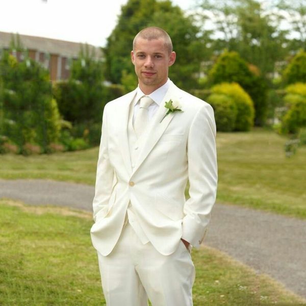 latest coat pants ivory suits for wedding groom tuxedo prom party groomsmen outfit costumes pour hommes 3piece slim trajes de hombre, Black;gray
latest coat pants ivory suits for wedding groom tuxedo prom party groomsmen outfit costumes pour hommes 3piece slim trajes de hombre, Black;gray